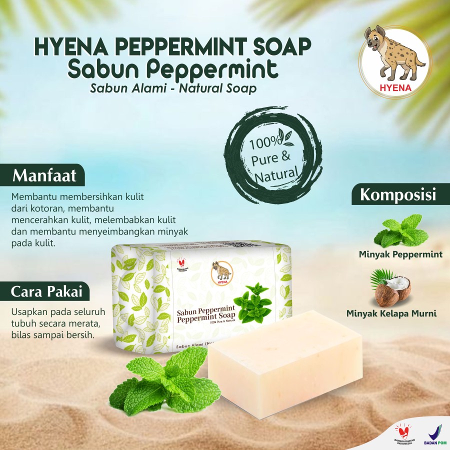 Sabun Peppermint Alami / Peppermint Natural Soap - Image 2