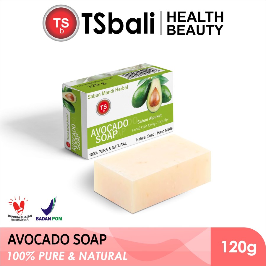 Avocado Oil Natural Bar Soap Sabun Batang Minyak Alpukat - Image 3
