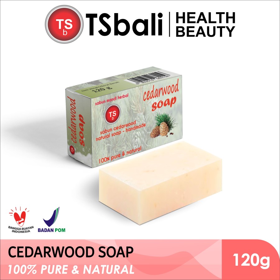 Cedarwood Oil Natural Bar Soap - Image 3
