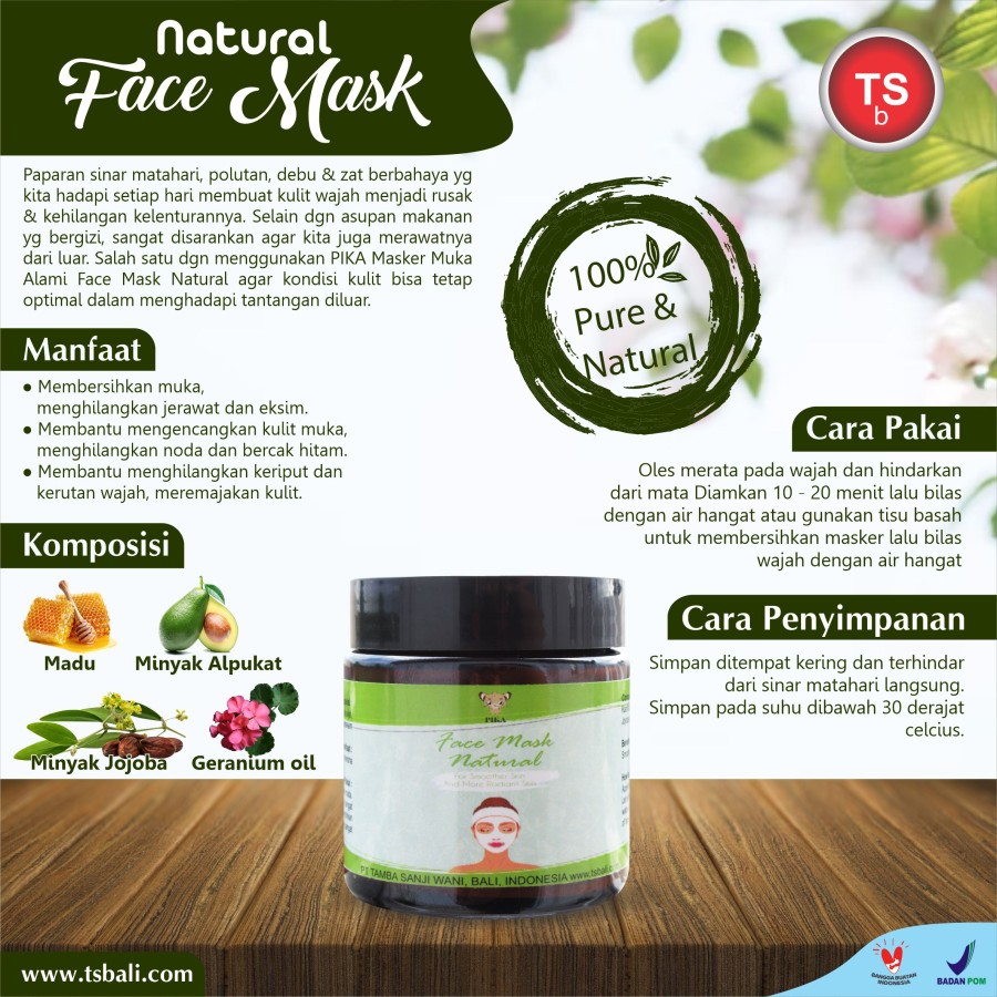 Super Clay Face Mask Natural - Image 2