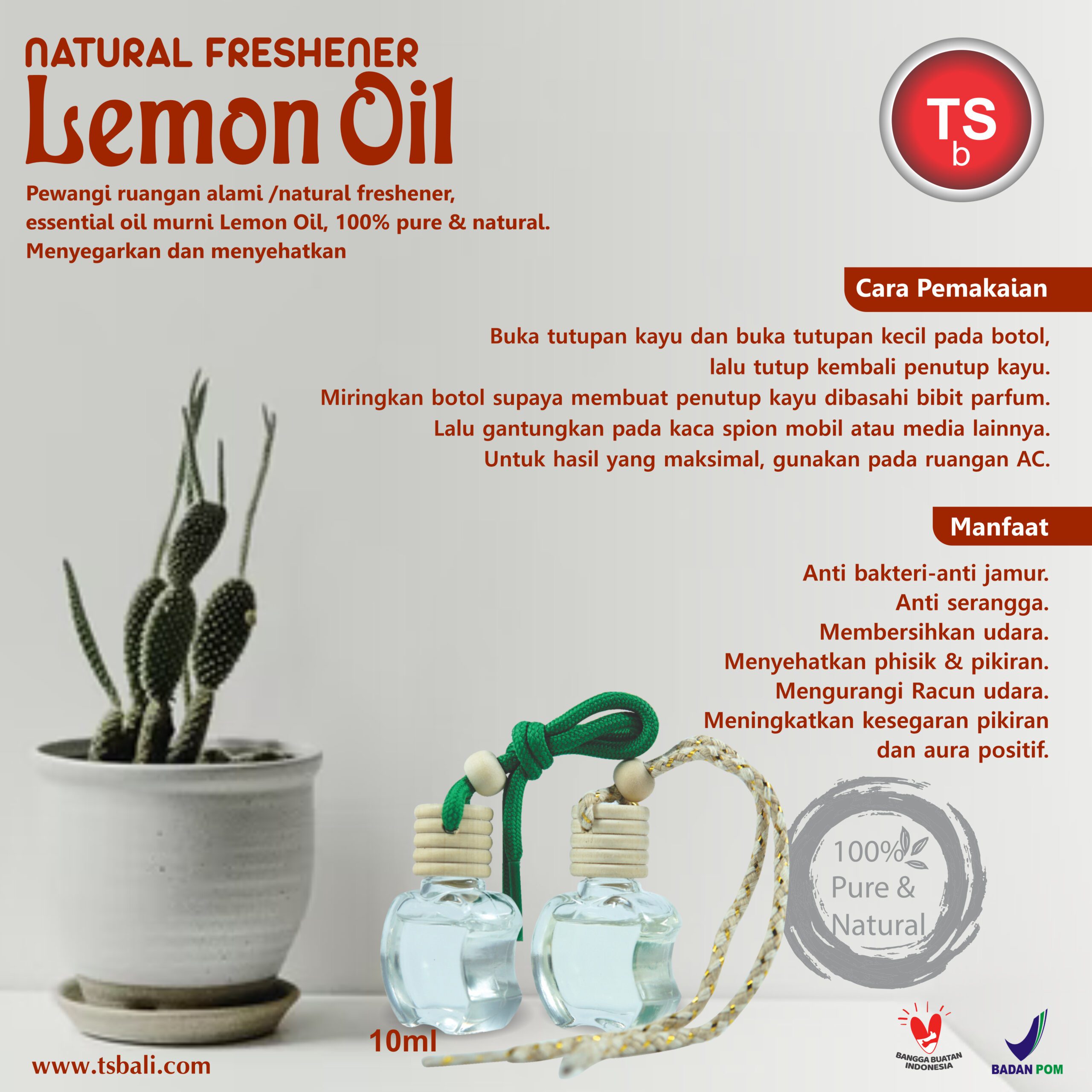 Essential Oil / Pewangi Ruangan Alami - Lemon Oil 10ML - Image 2