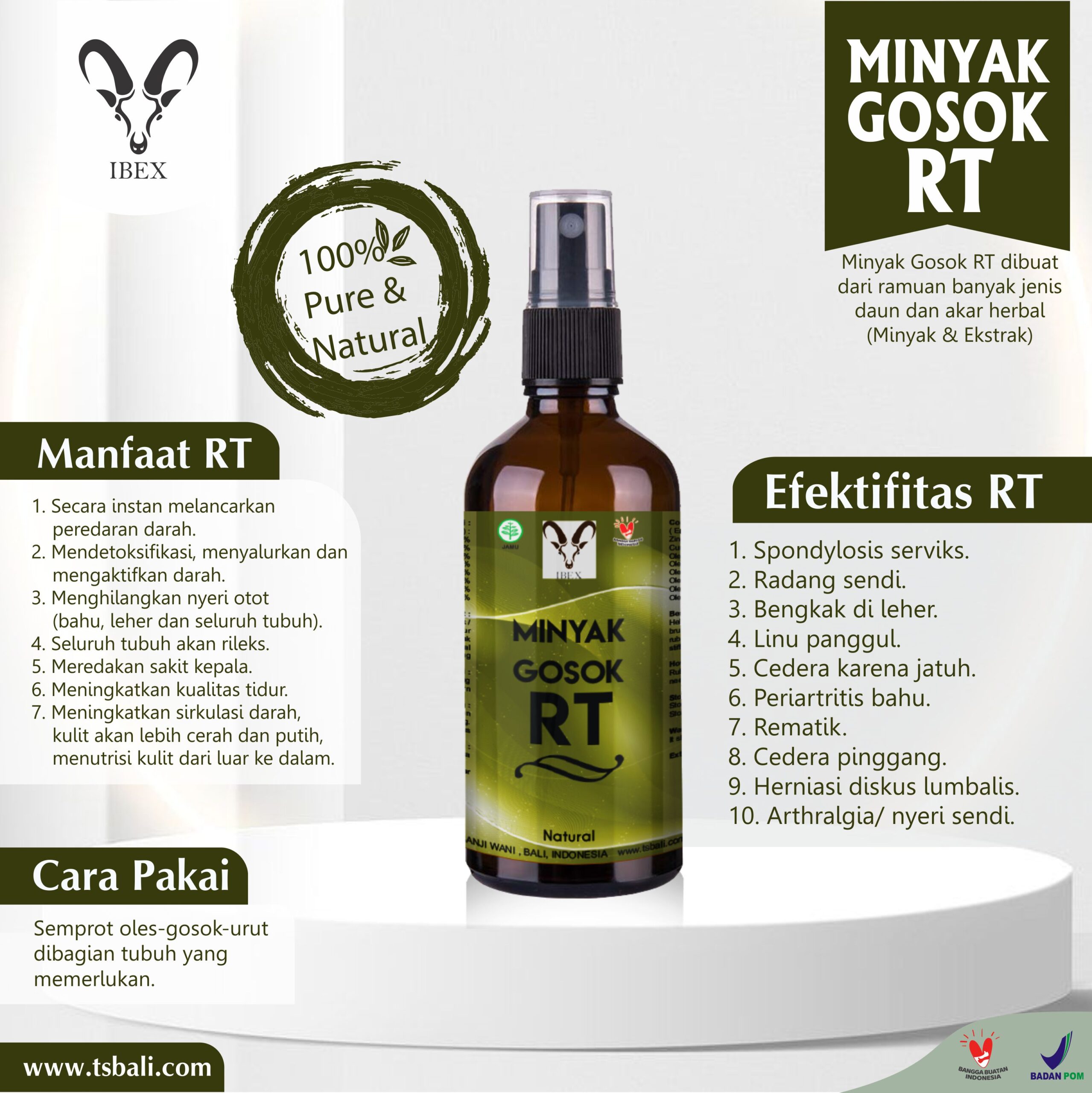 Minyak Param RT -Minyak Osteoporosis, Pijat, Rematik, Nyeri Otot - Image 2