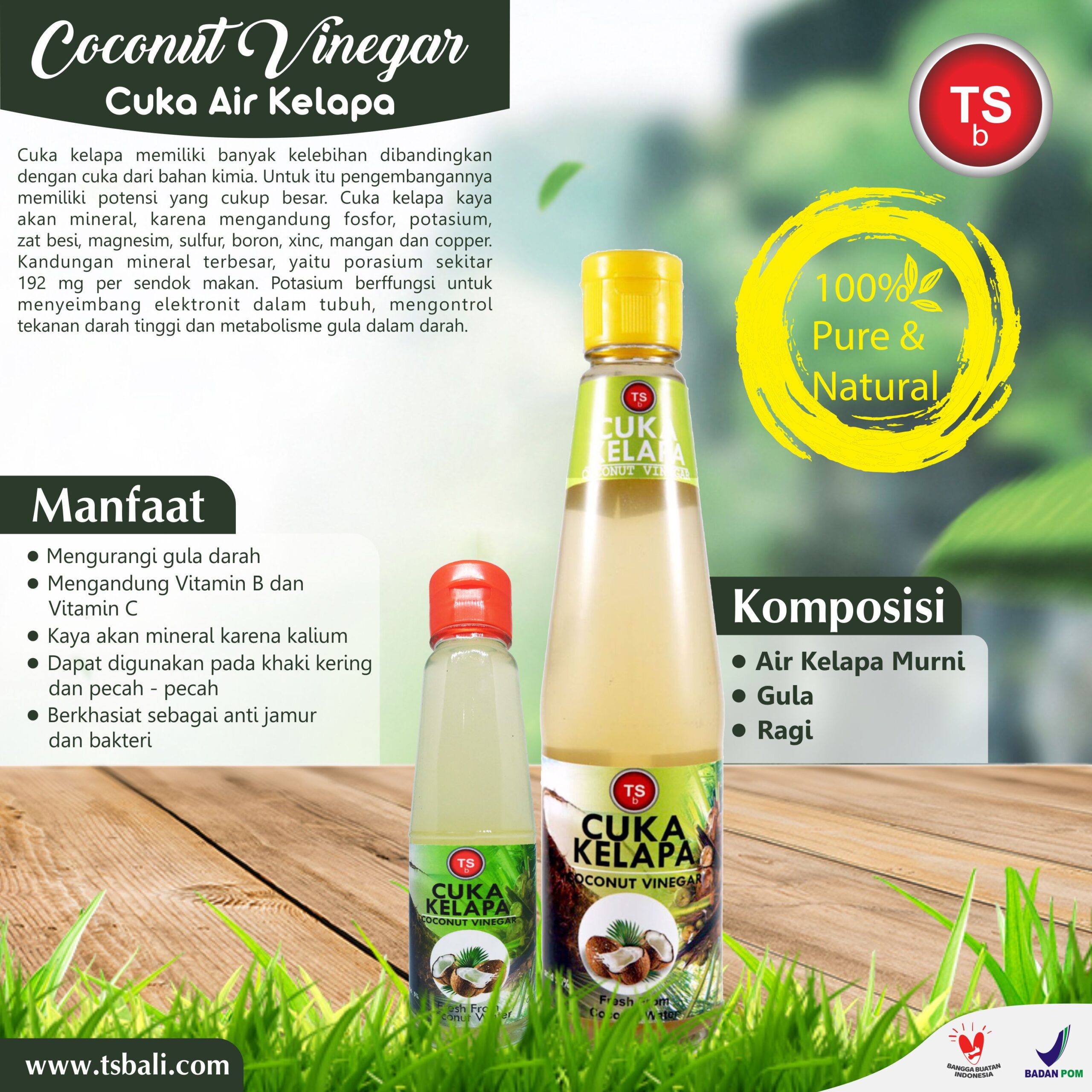 Cuka Air Kelapa/Coconut Vinegar TSB - Image 2