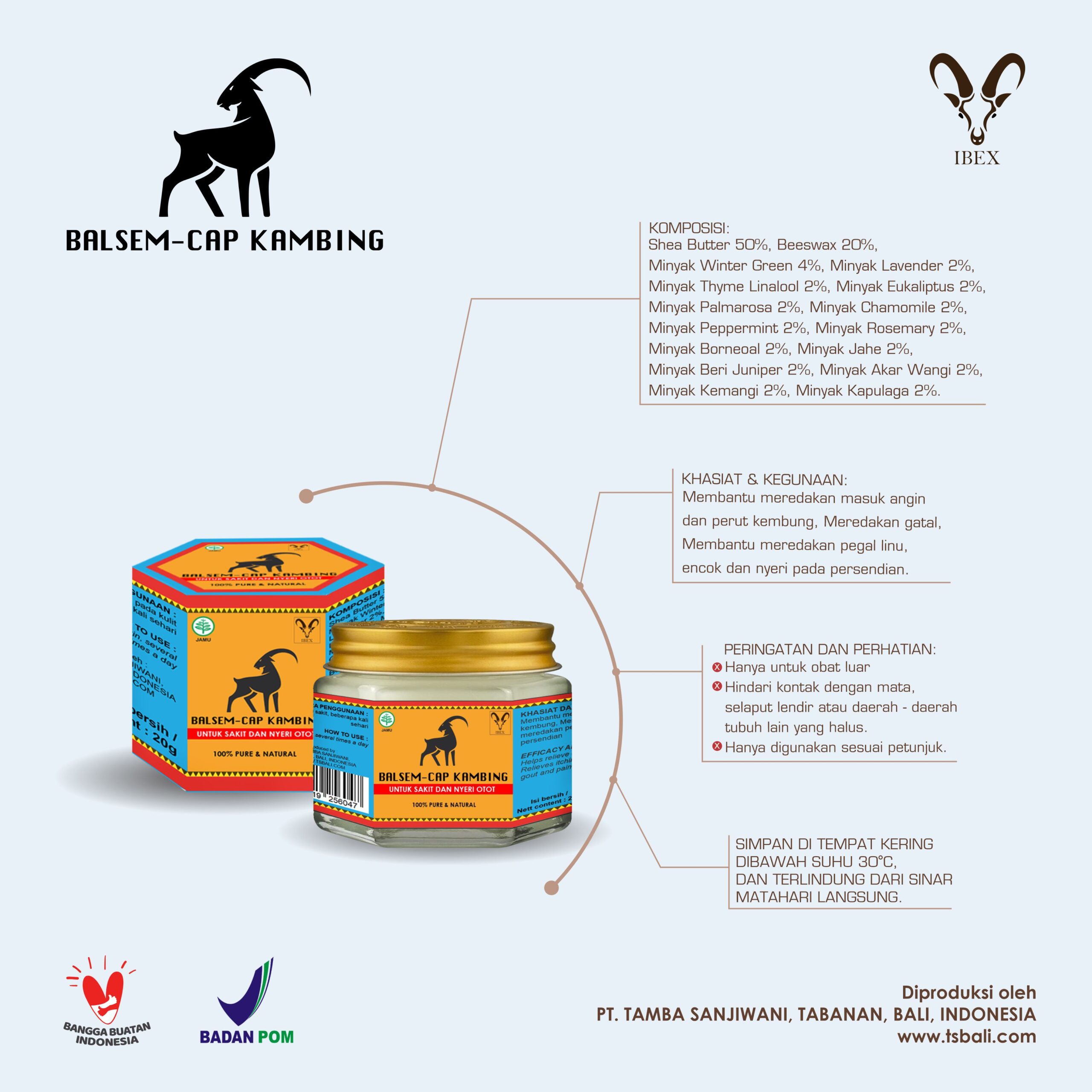Balsem-Cap Kambing / Goat-Stamp Balm - Image 2