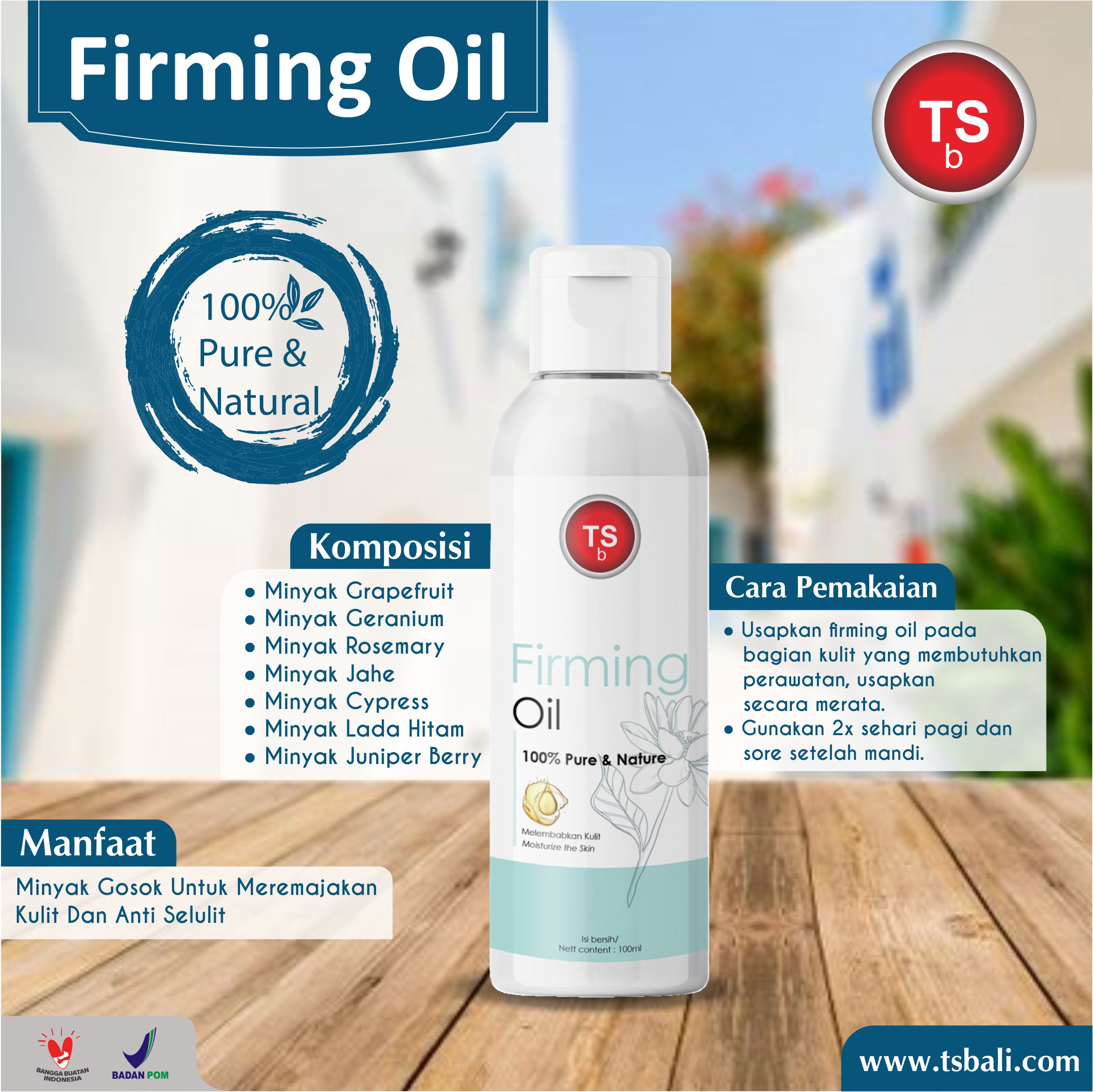 Firming Oil/Penghilang Bekas Luka/Stretch Mark/Anti Selulit - Image 2