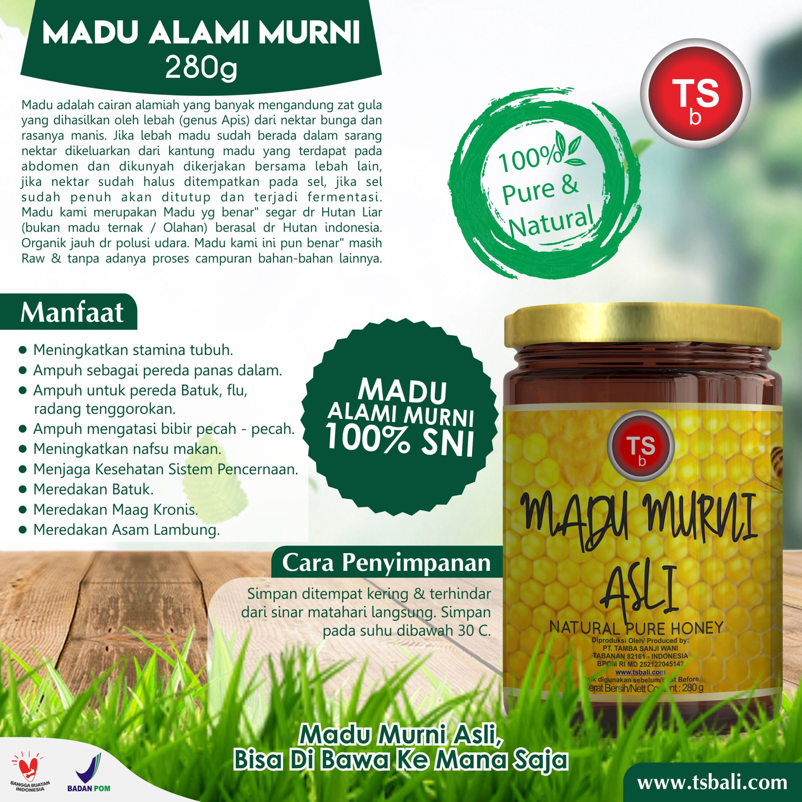 Madu Asli Alami Lebah Hutan Obat Maag Kronis - Image 2
