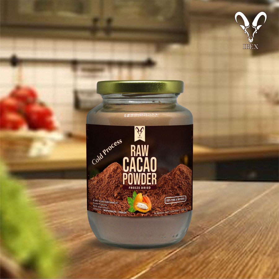IBEX Raw Cacao Powder / Freeze Dried Cacao / Cold Process 250gr - Image 6