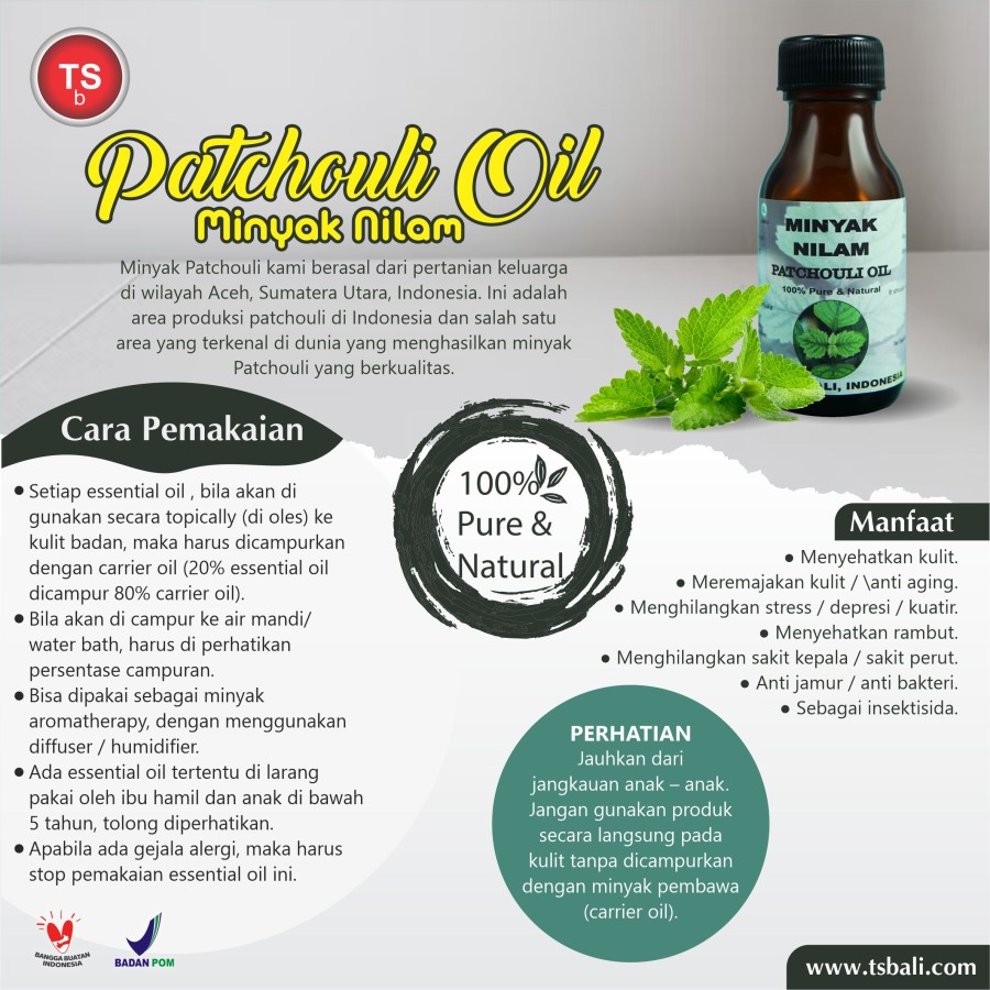 Minyak Nilam / Patchouli Oil - Image 2