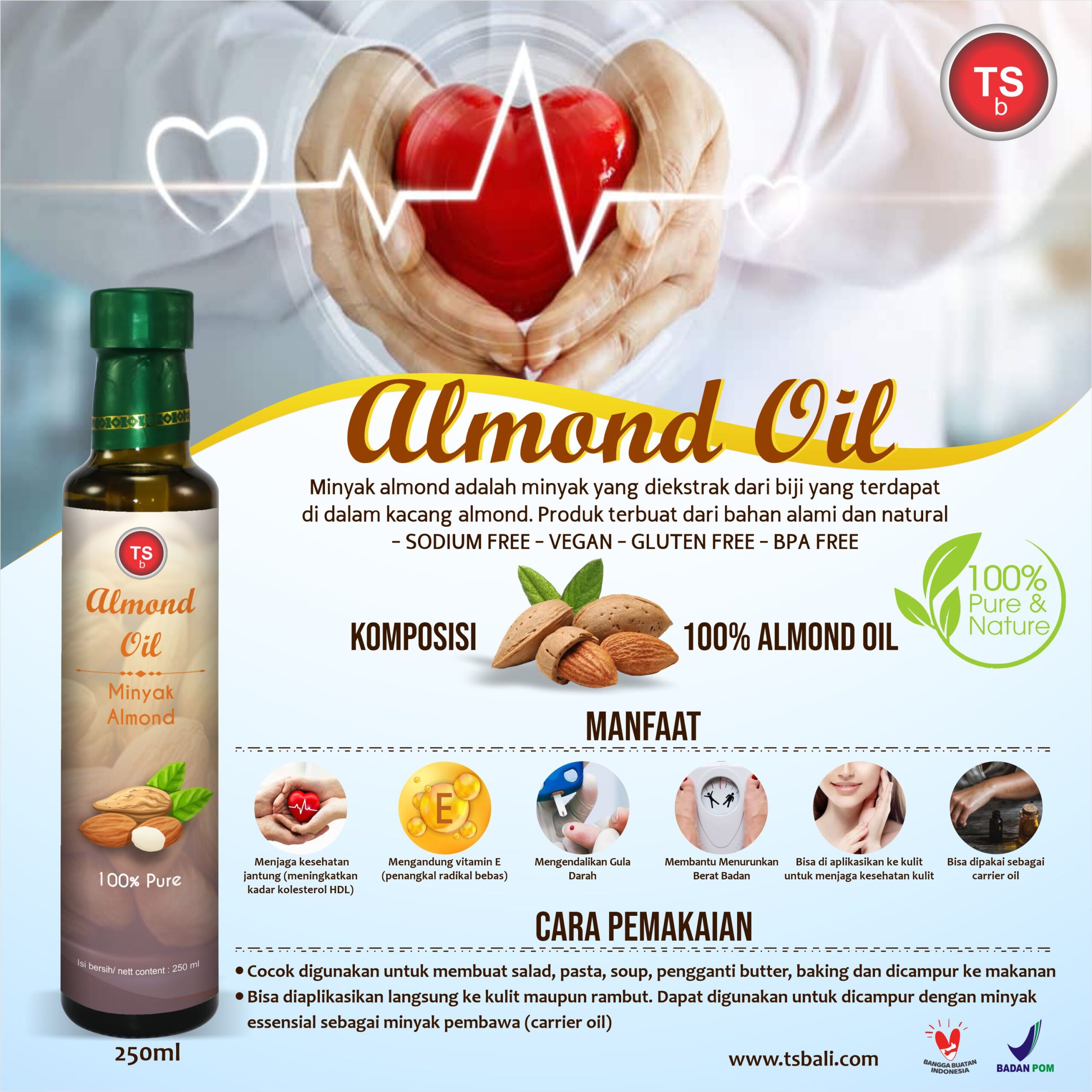 Almond Oil / Minyak Almond - Image 2