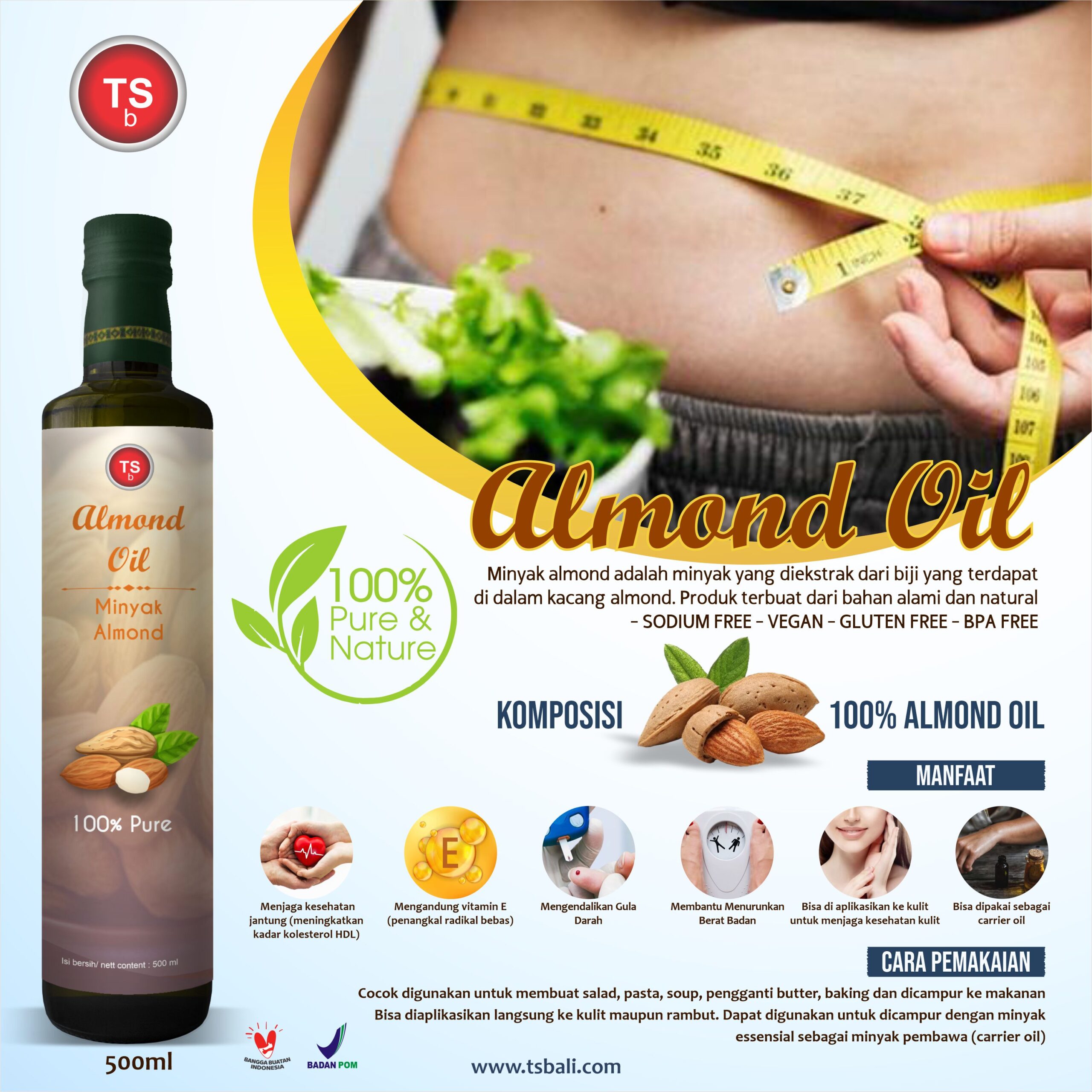 Almond Oil / Minyak Almond - Image 2