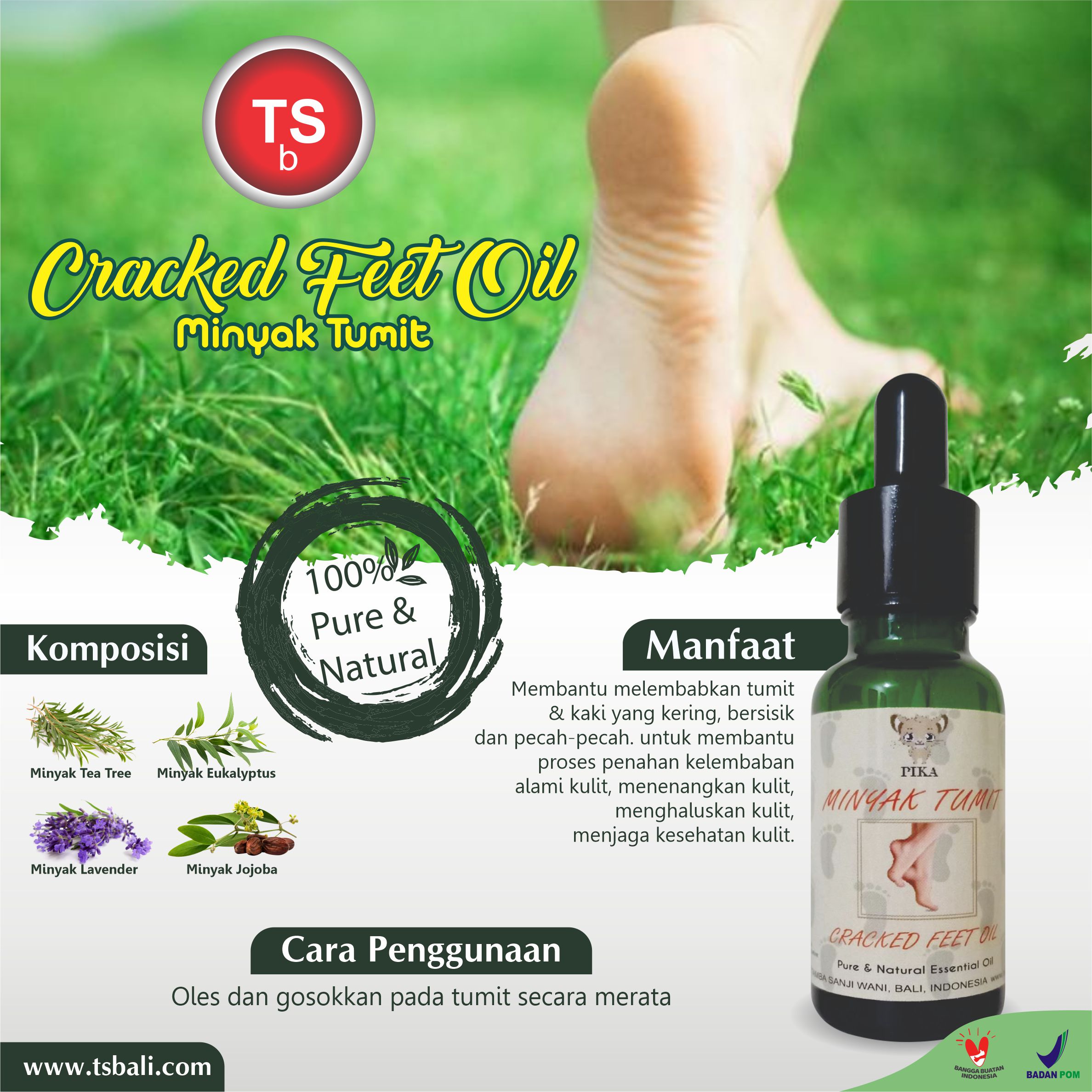 Cracked Feet Oil, Minyak Tumit - Image 2