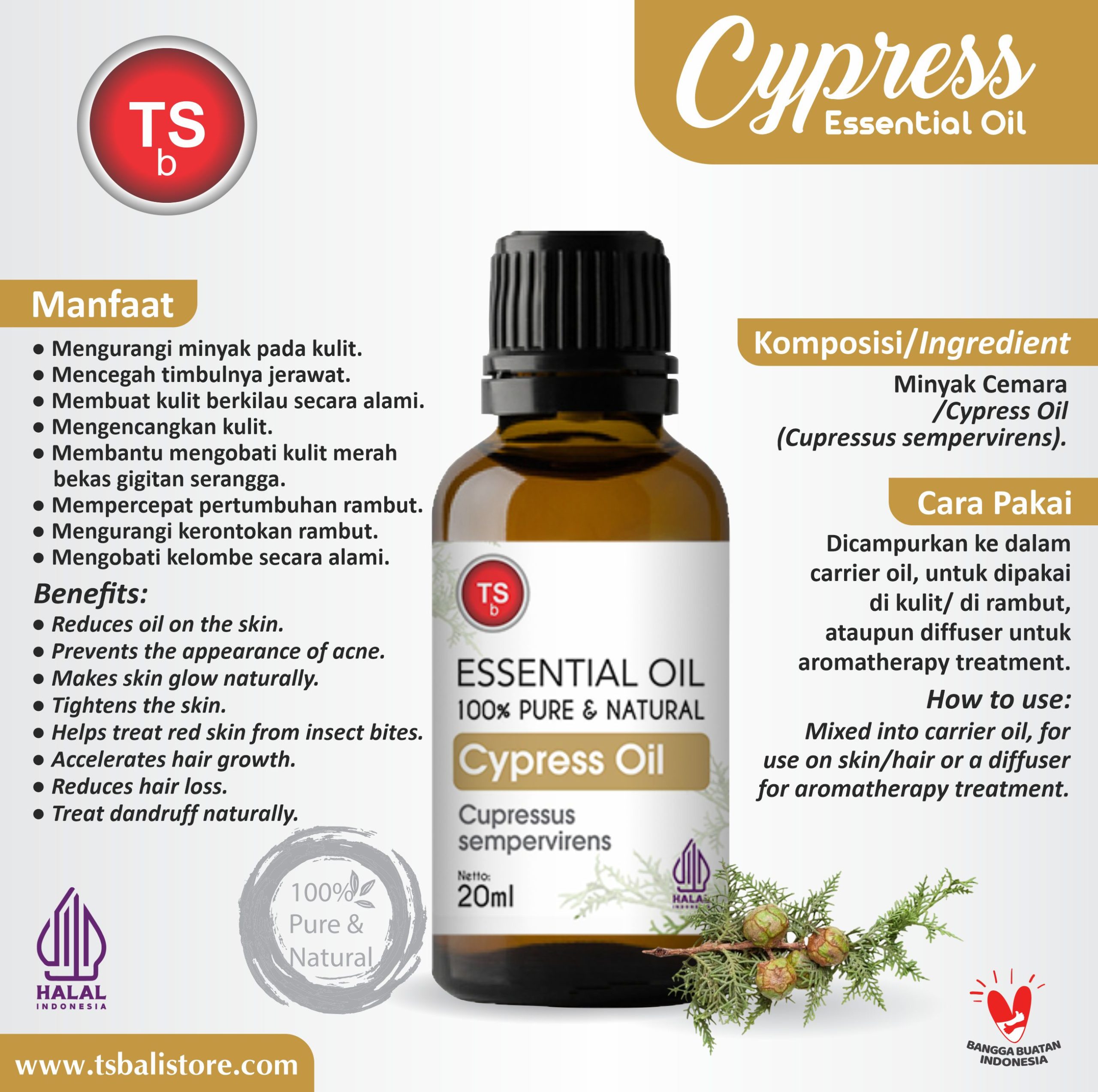 Cypress Oil Minyak Cemara Essential Oil - Image 2