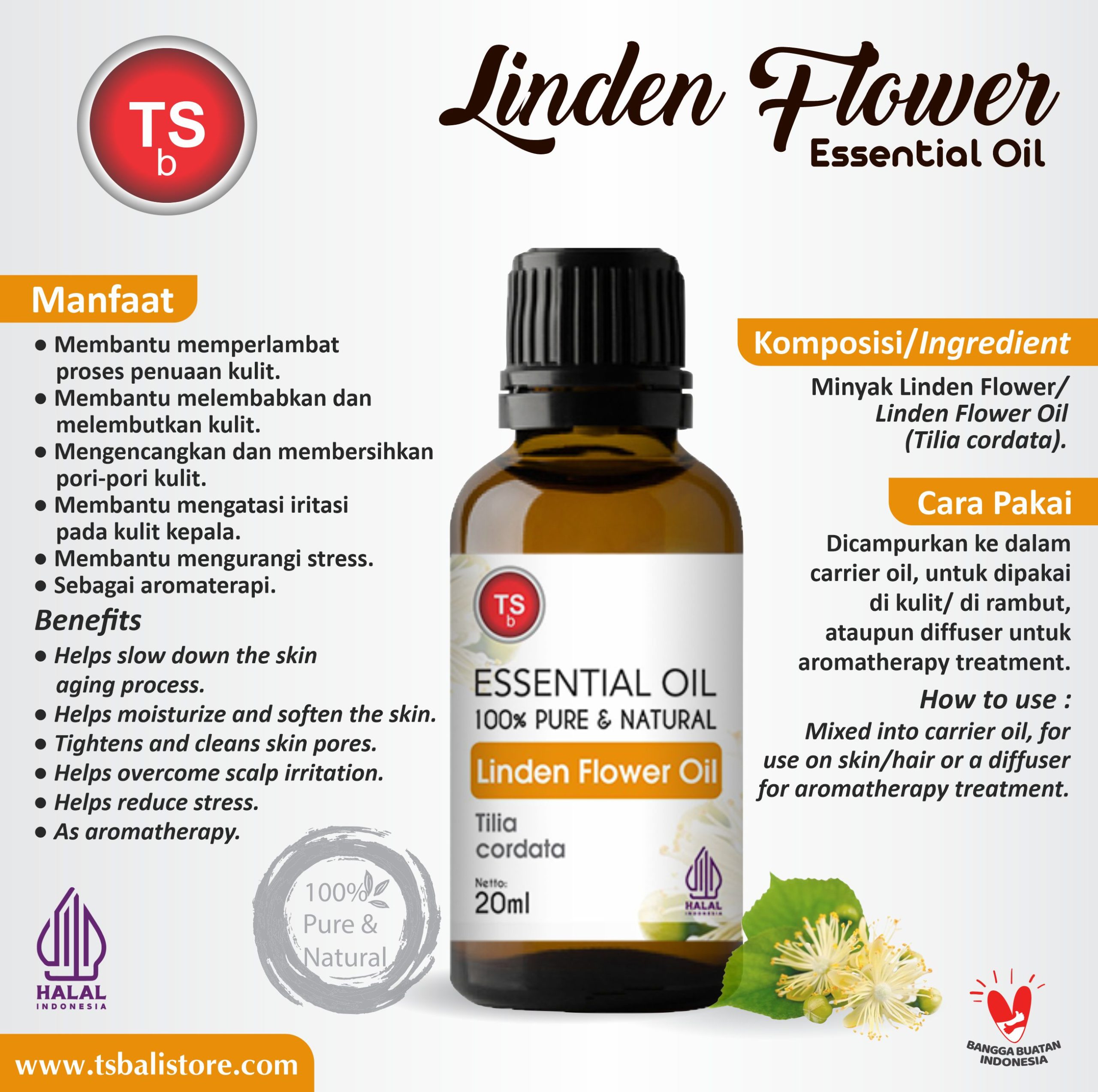 Minyak Linden Flower Essential Oil - Image 2