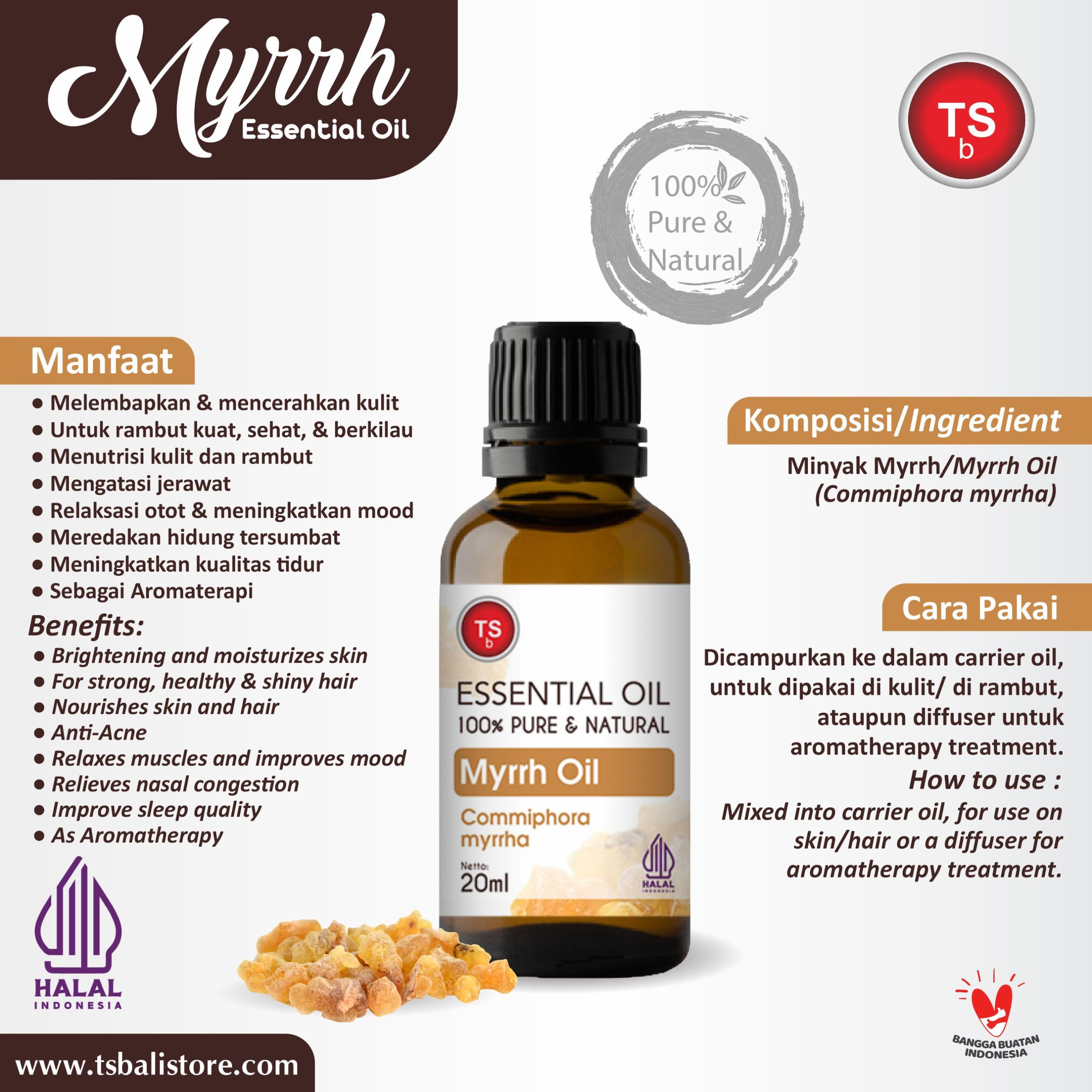 Myrrh Essential Oil - Minyak Myrrh - Image 2