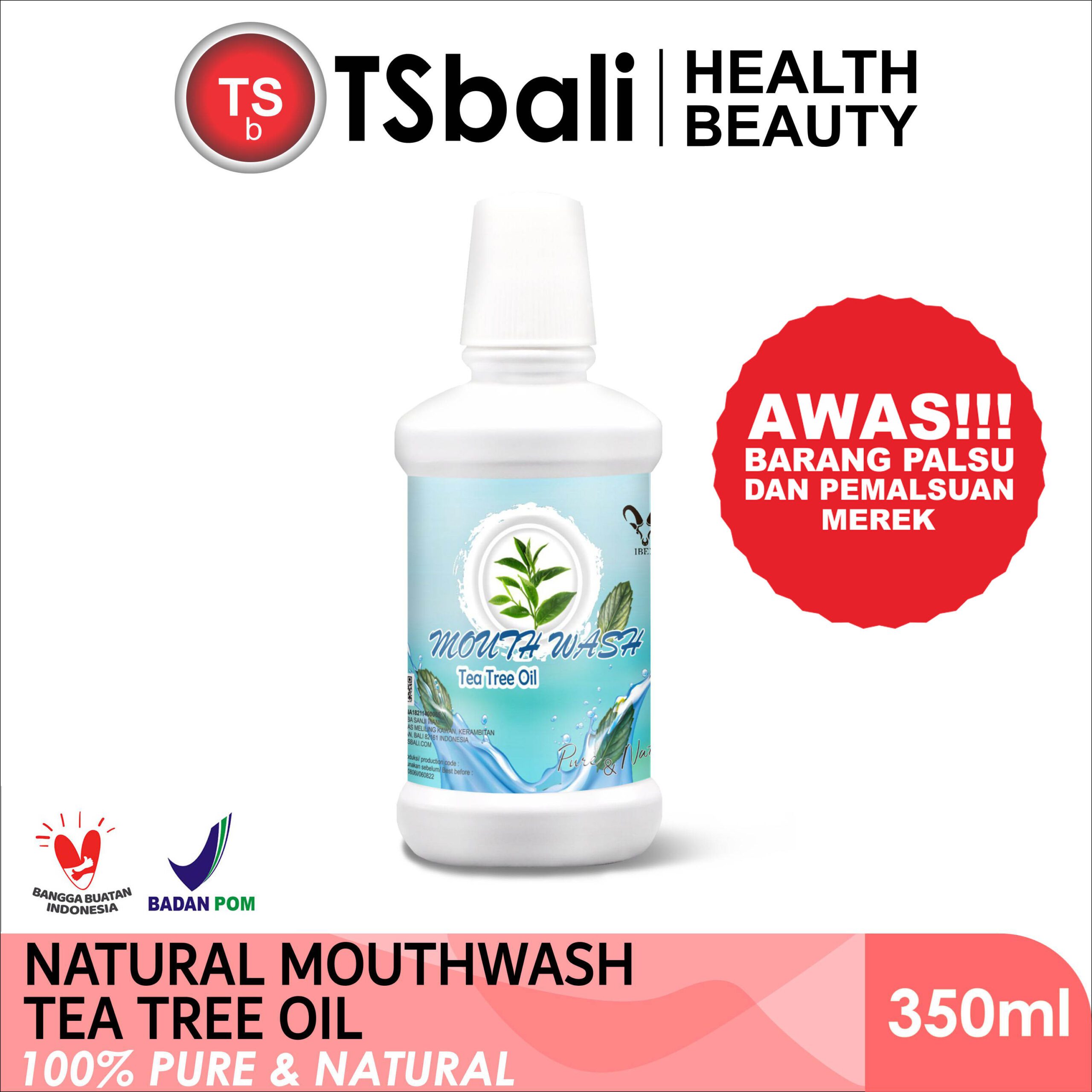 Natural Mouthwash Tea Tree Oil - Obat Kumur Penyegar Mulut