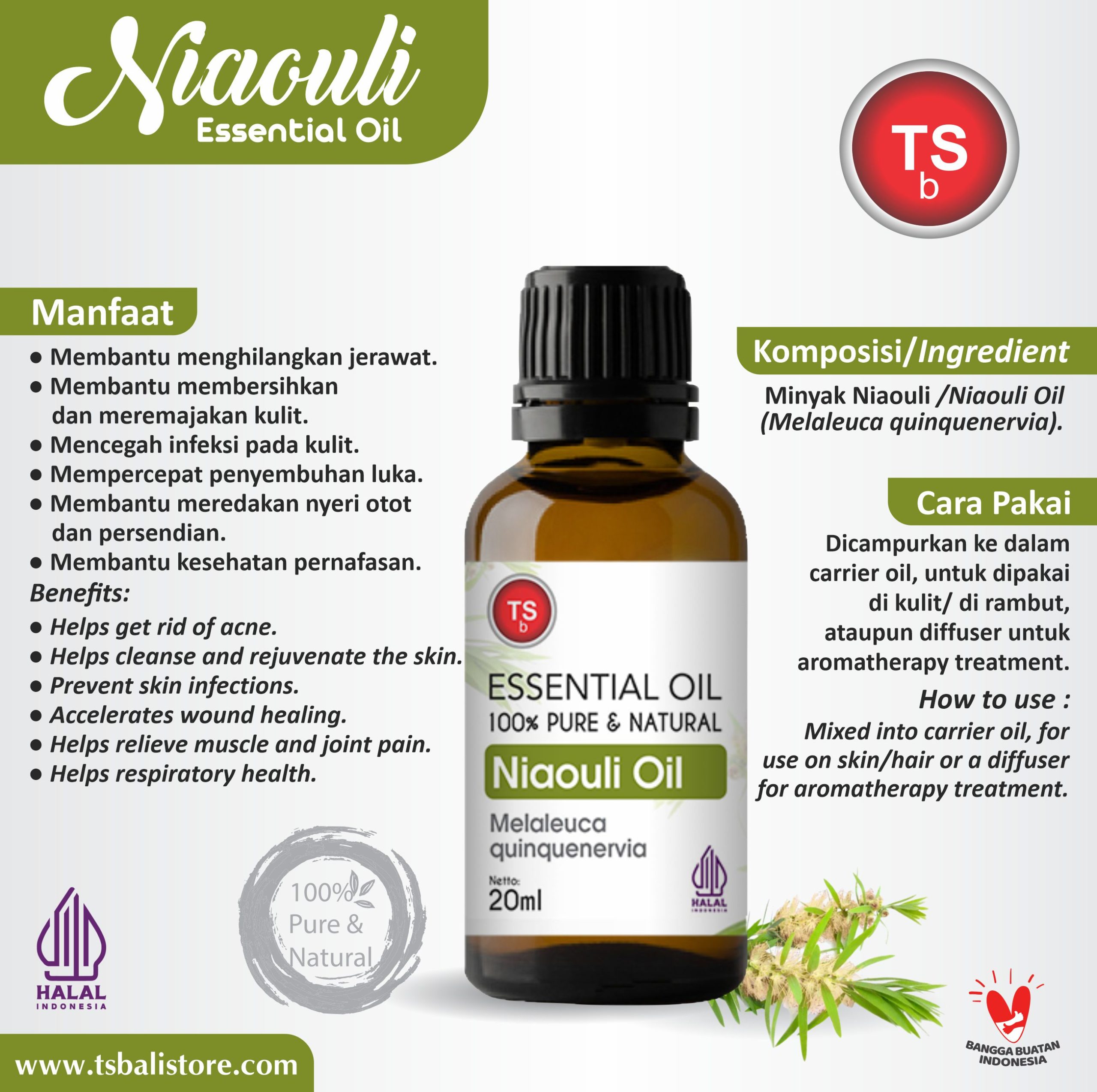 Niaouli Essential Oil/Minyak Niaouli - Image 2
