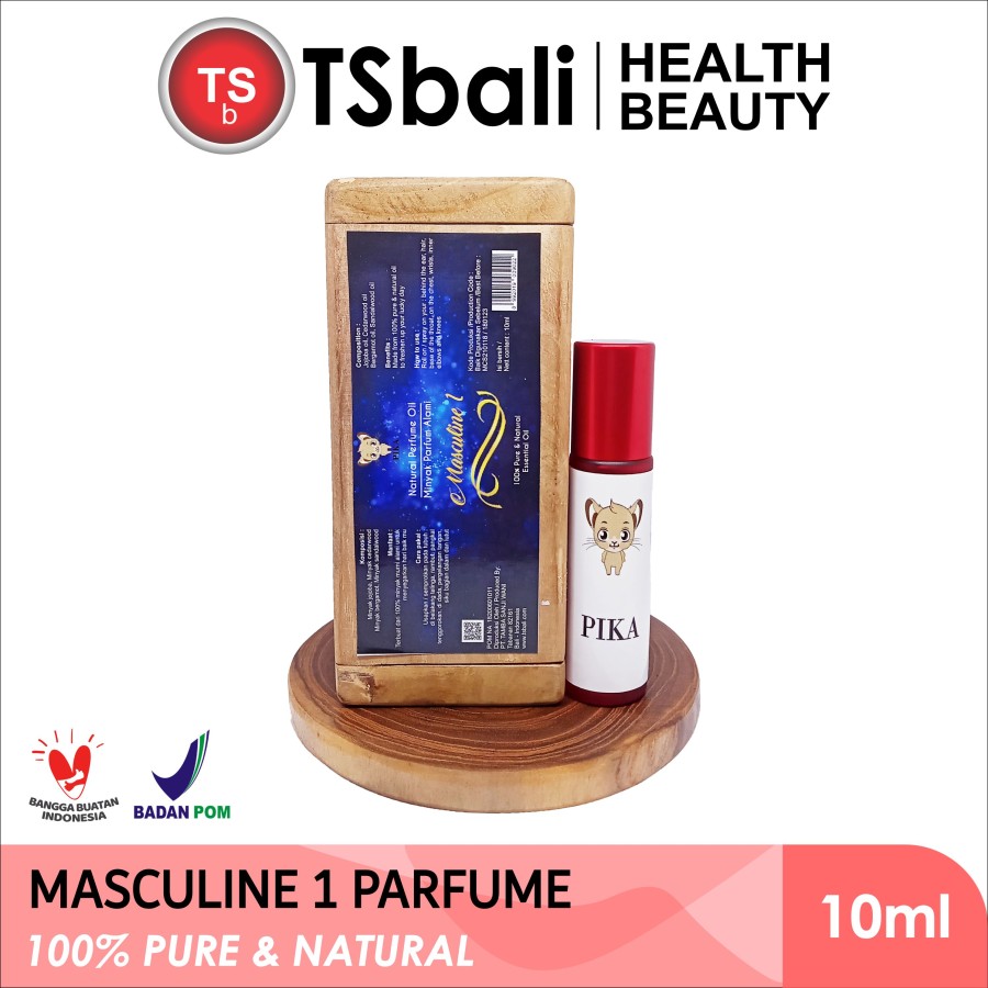 Masculine 1 Fresh Natural Parfume Essential Oil - Roll On