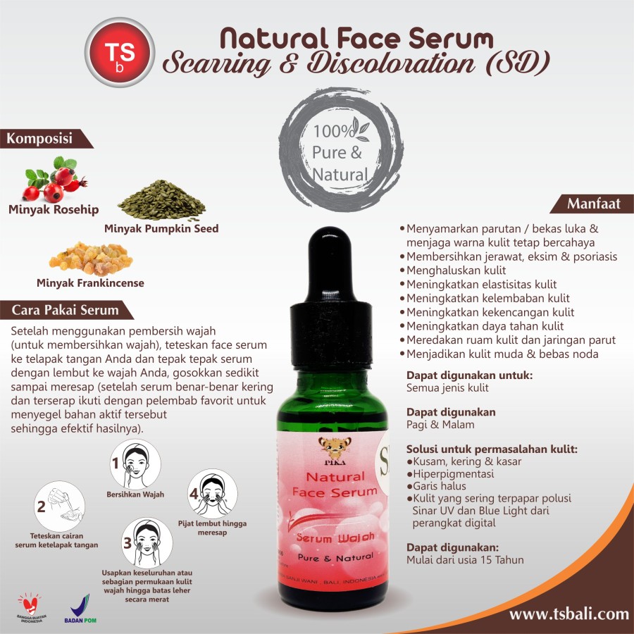 Serum Wajah Face Serum SD (Scarring & Discoloration) - Image 2