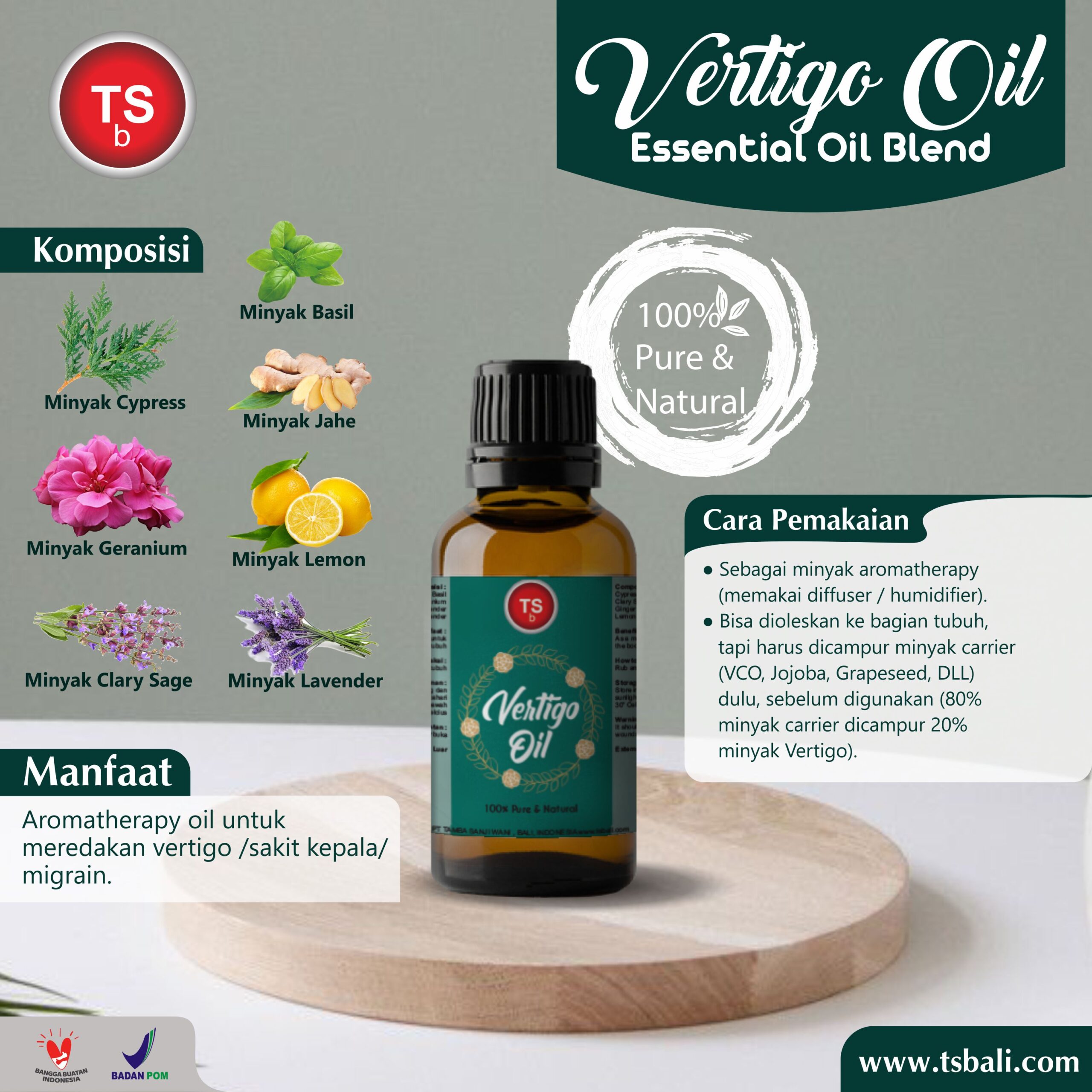 Vertigo Oil Minyak Vertigo - Image 2