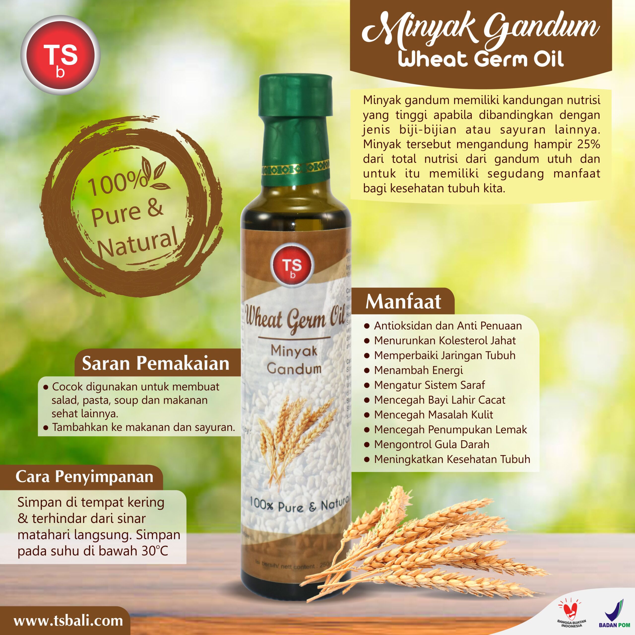 Minyak Gandum - Wheat Germ Essential Oil - Image 2