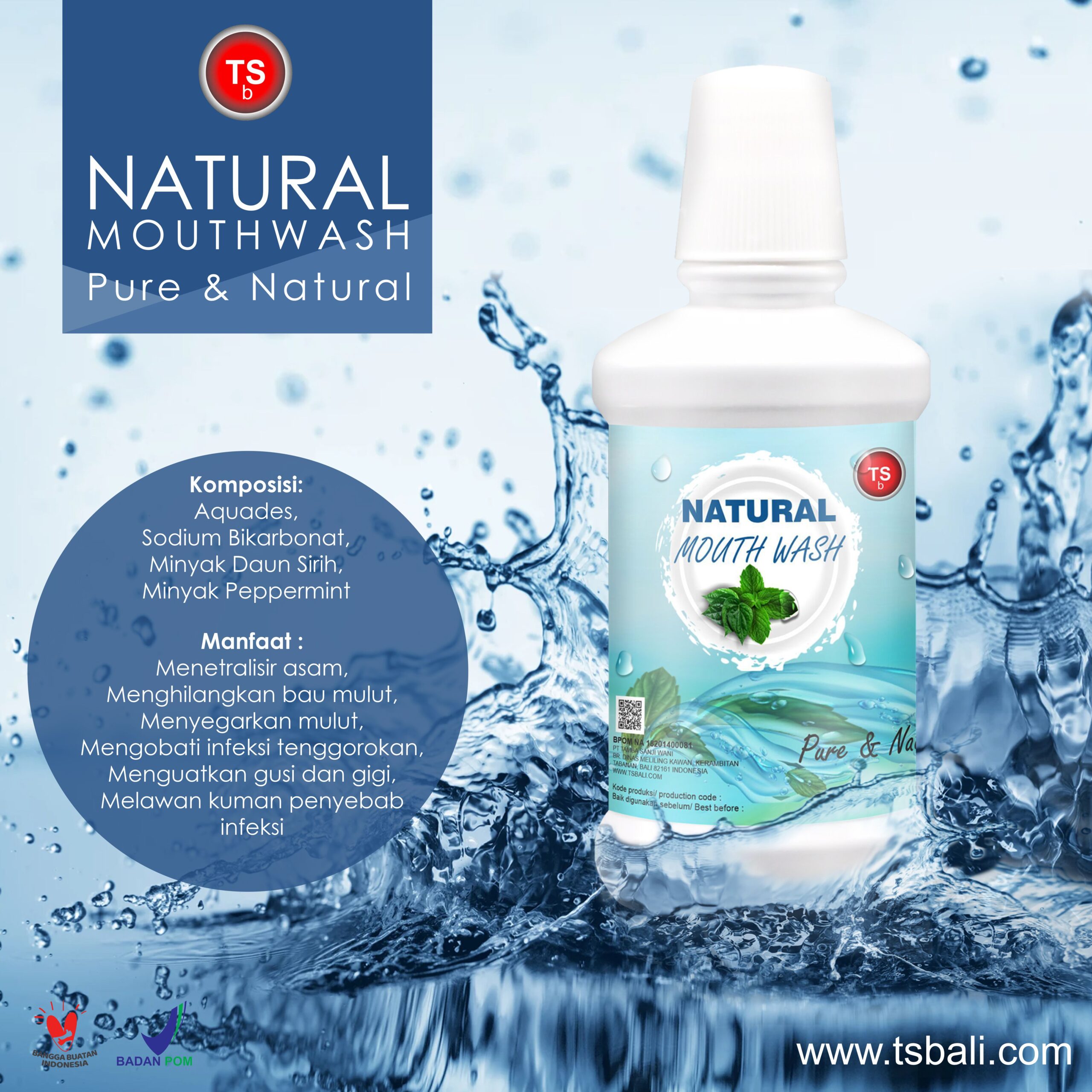 Natural Mouthwash - Obat Kumur Penyegar Mulut - Image 2