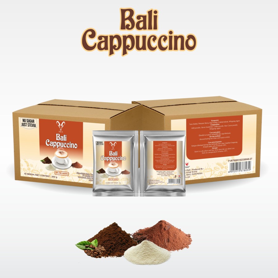 IBEX - Bali Cappuccino 25gr x 10 Sachet - Image 3