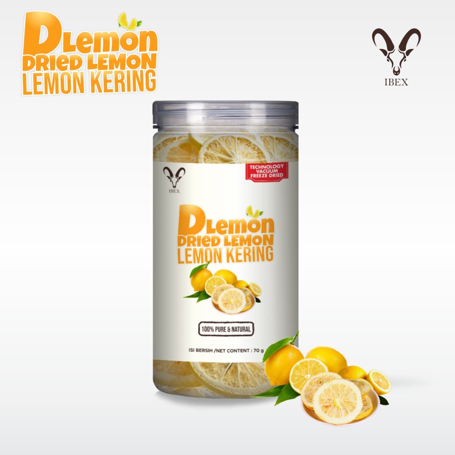 IBEX - Dried Lemon / Lemon Kering / Lemon Slice 70gr - Image 3