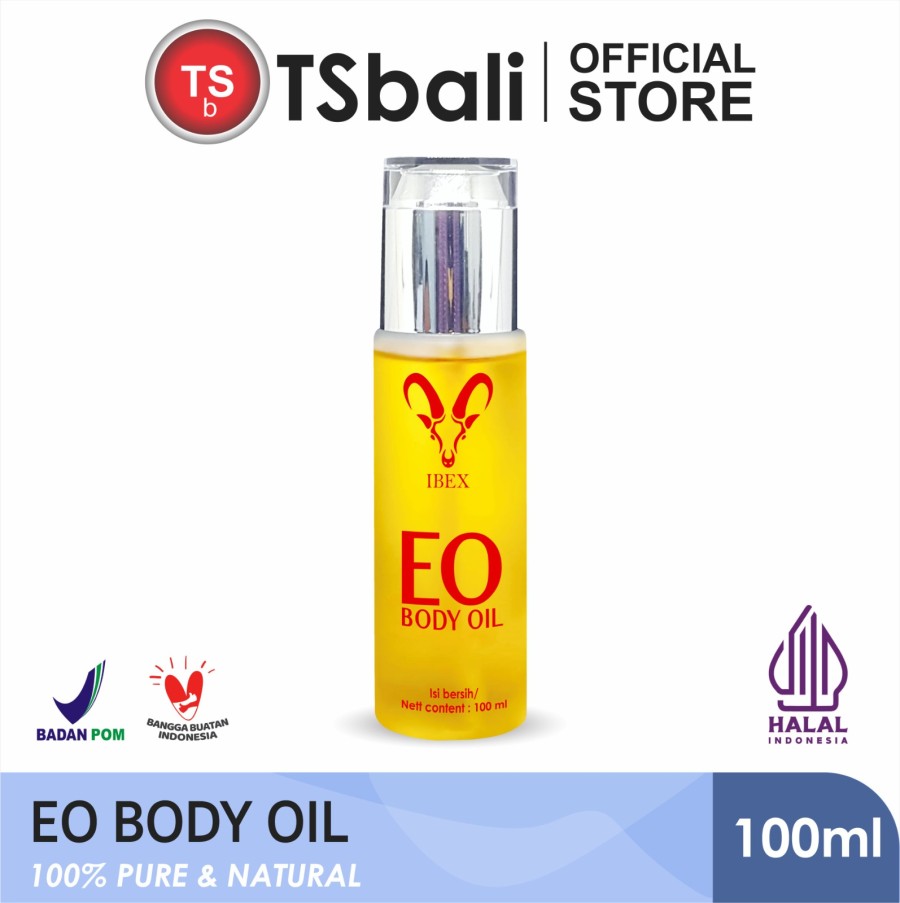 IBEX EO Body Oil / EO Moisturizing Oil / Minyak Perawatan Tubuh 100ml