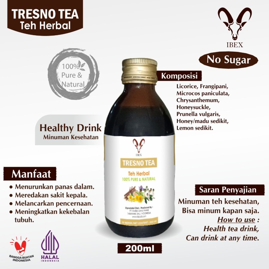 IBEX Tresno Tea / Teh Herbal / Teh Kesehatan 200ml - Image 2