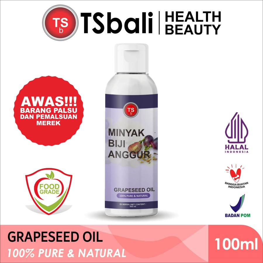 Grapeseed Oil Minyak Biji Anggur TSb 100% Murni Food Grade-Carrier Oil