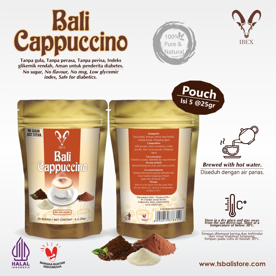 IBEX - Bali Cappuccino 25gr x 5 Sachet - Image 3