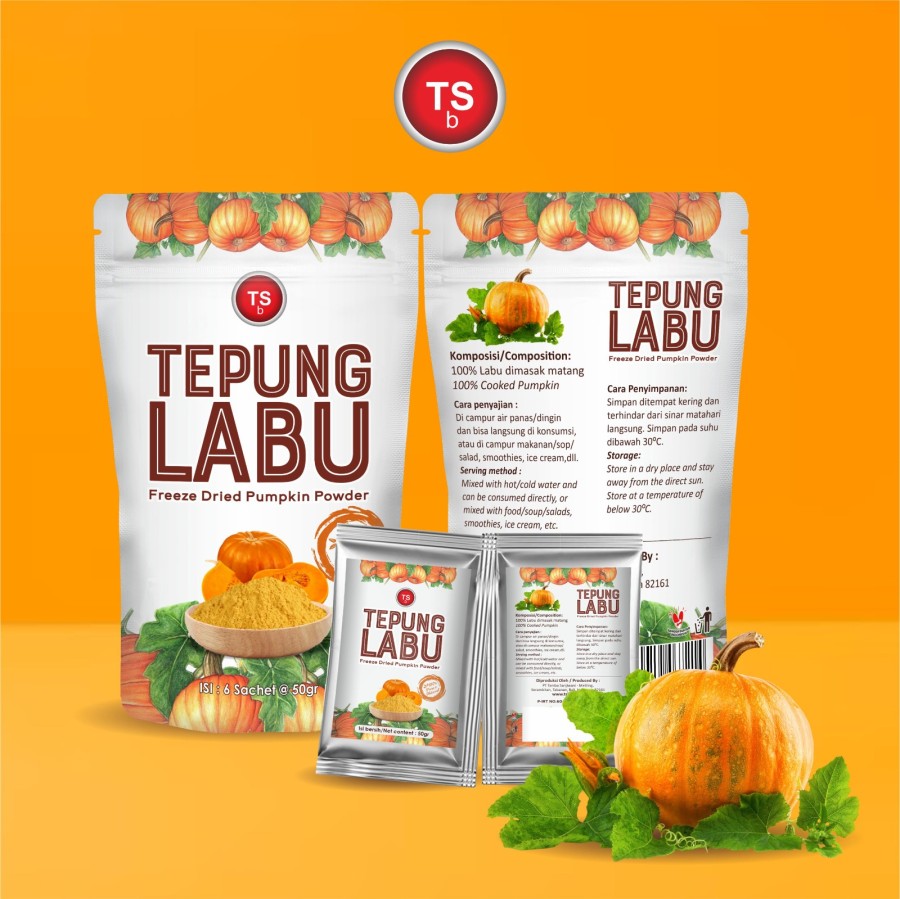 TSb Freeze Dried Pumpkin Powder Pure/Bubuk Labu 100% Asli 6s @50gr - Image 4