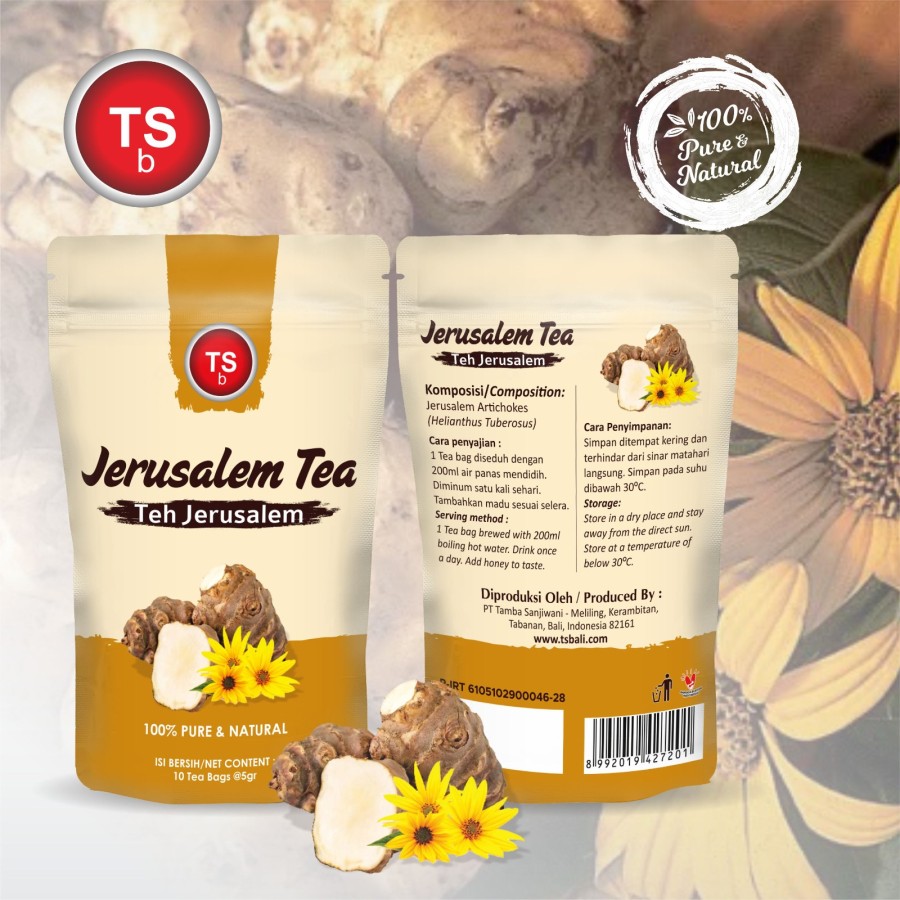 TSb Teh Jerusalem - Teh Herbal - 100% Alami & Natural 10 tea bags @5gr - Image 3