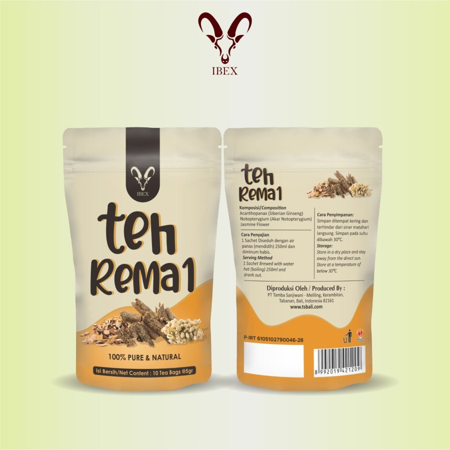 IBEX Teh Rema1 - Teh 100% Alami & Natural isi 10 tea bags @5gr - Image 3