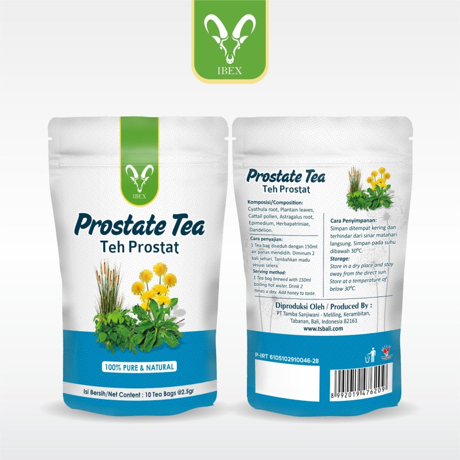 IBEX Prostate Tea - Teh Prostat - Teh Herbal - 10 tea bags @2.5gr - Image 2