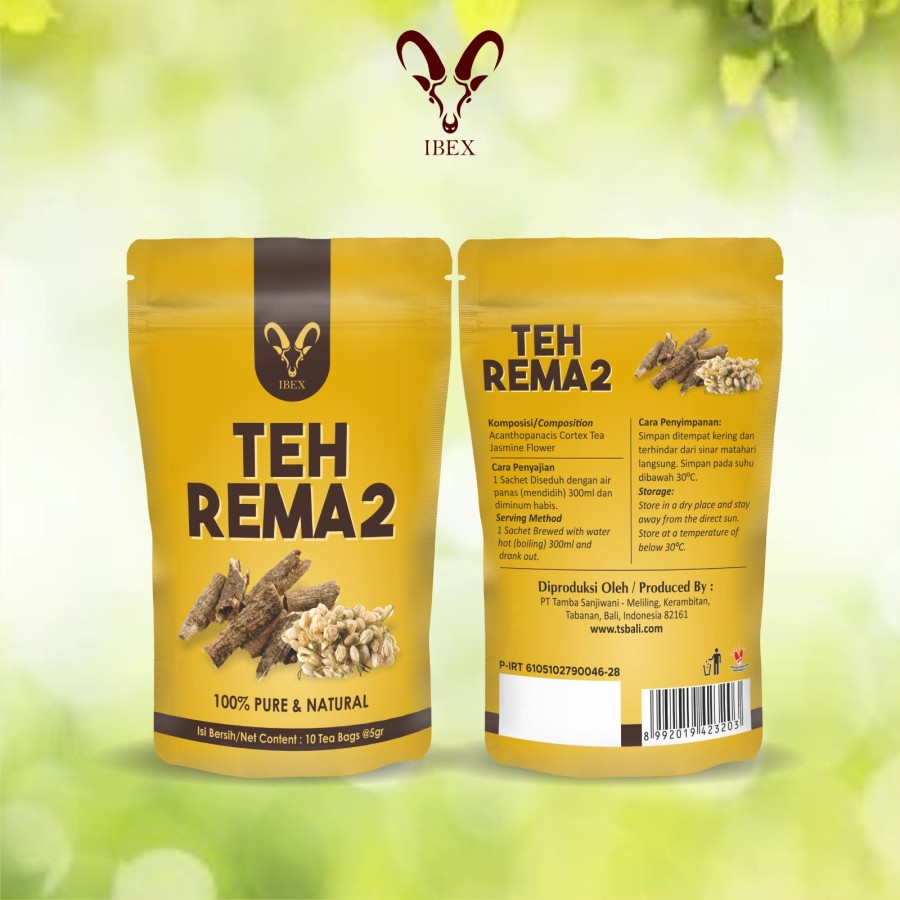 IBEX Teh Rema2 - Teh 100% Alami & Natural isi 10 tea bags @5gr - Image 4