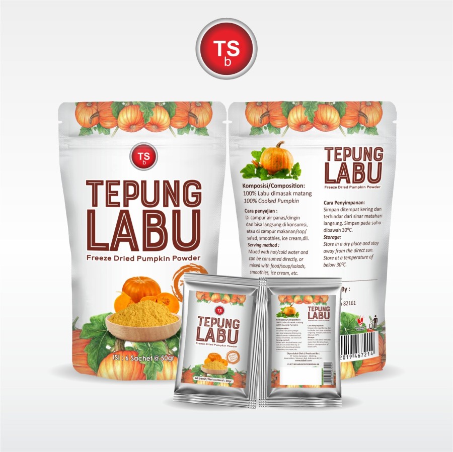 TSb Freeze Dried Pumpkin Powder Pure/Bubuk Labu 100% Asli 6s @50gr - Image 3
