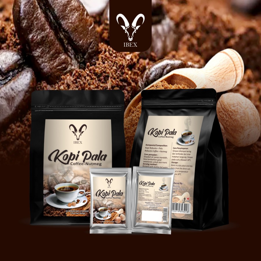 IBEX Kopi Pala - Coffee + Nutmeg - Minuman Kesehatan - 5sct @25gr - Image 5
