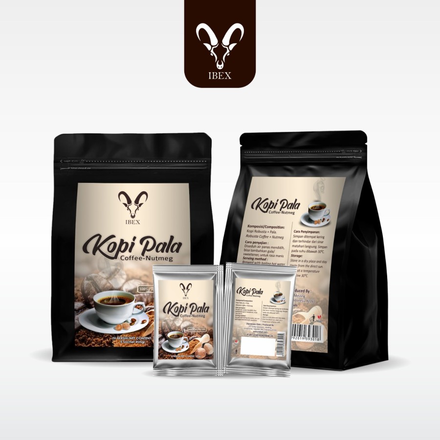 IBEX Kopi Pala - Coffee + Nutmeg - Minuman Kesehatan - 5sct @25gr - Image 4