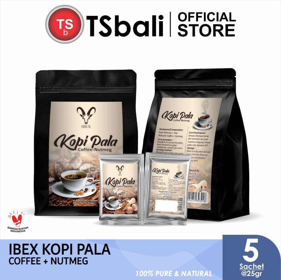 IBEX Kopi Pala - Coffee + Nutmeg - Minuman Kesehatan - 5sct @25gr - Image 2