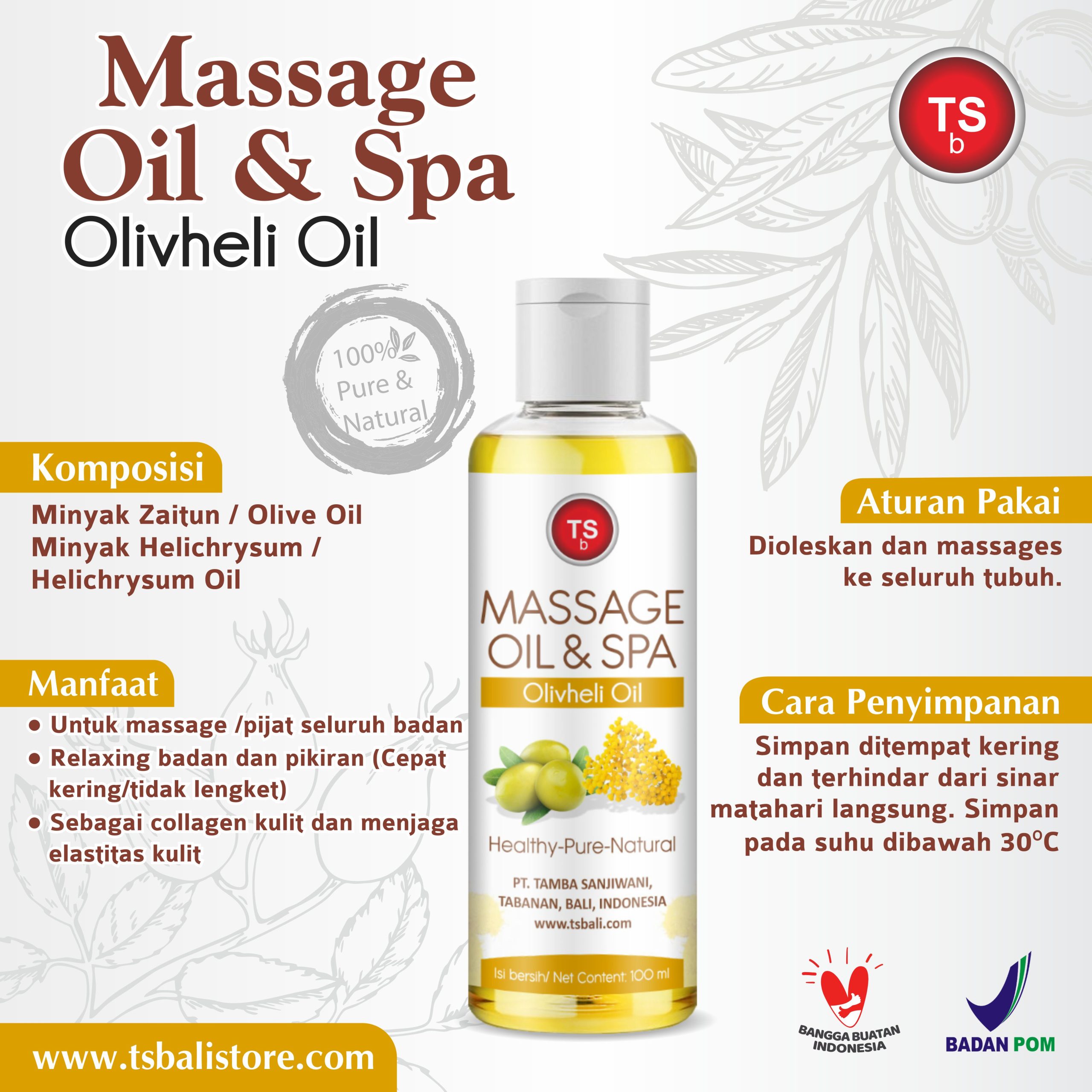 MASSAGE OIL & SPA – OLIVHELI OIL - Image 2