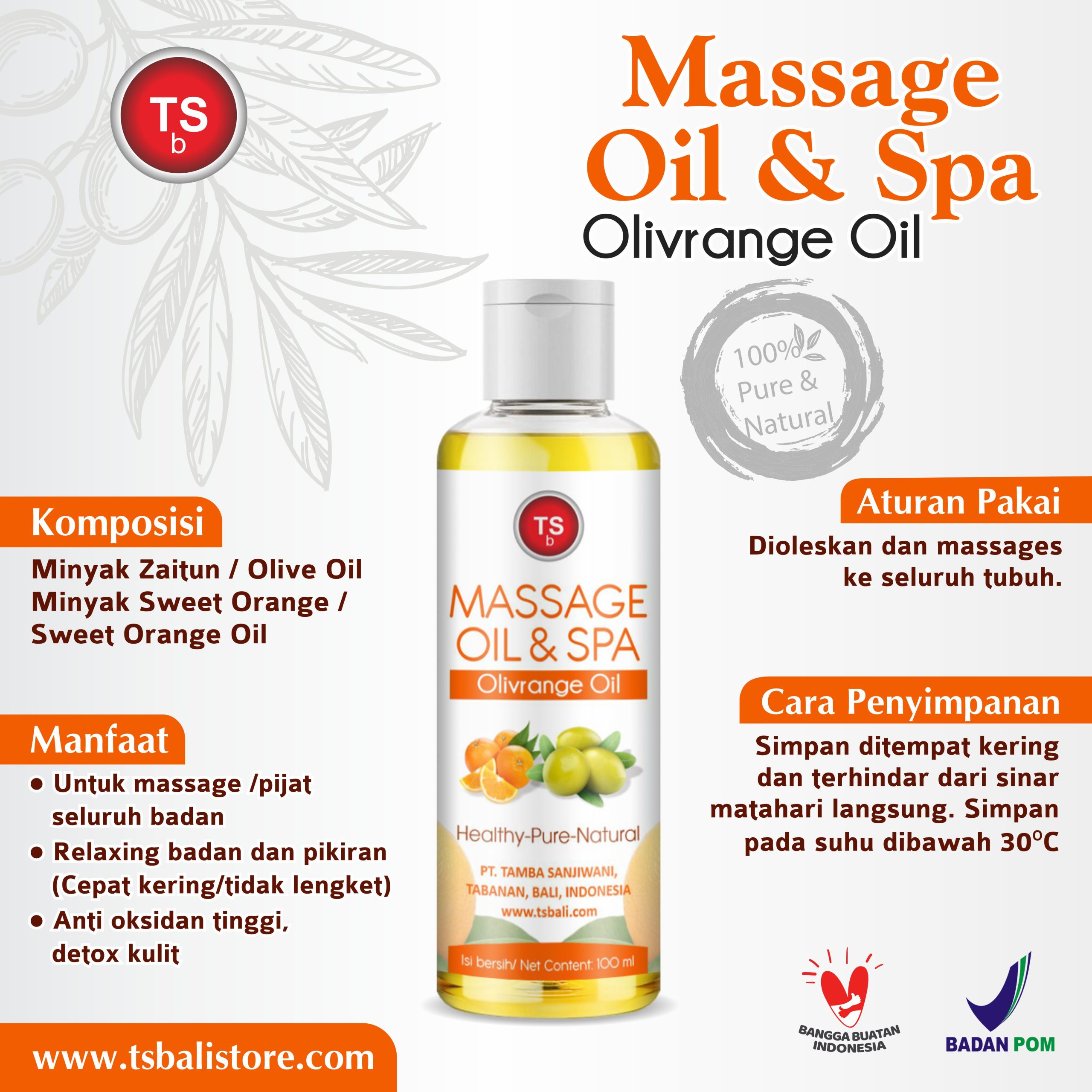 MASSAGE OIL & SPA – OLIVORANGE OIL - Image 2