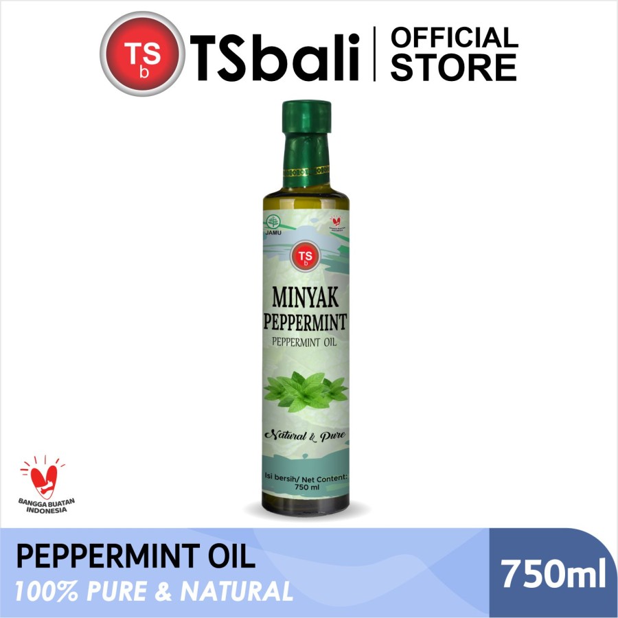 TSb Peppermint Essential Oil Diffuser Humidifier | Minyak Esensial | Air Purifier Aromatherapy Oil EO 750ml