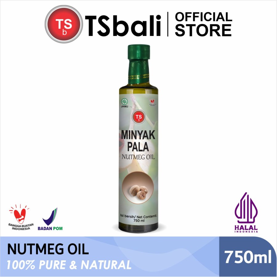 TSb Nutmeg Essential Oil Diffuser Humidifier | Minyak Esensial | Air Purifier Aromatherapy Oil EO 750ml