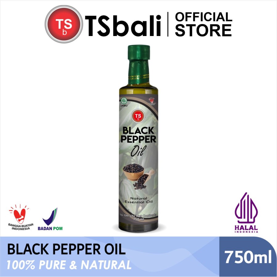 TSb Black Pepper Essential Oil Diffuser Humidifier | Minyak Esensial | Air Purifier Aromatherapy Oil EO 750ml