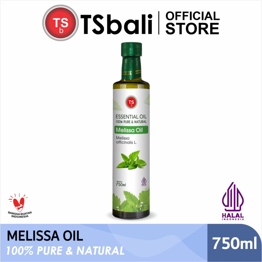 TSb Melissa Essential Oil Diffuser Humidifier | Minyak Esensial | Air Purifier Aromatherapy Oil EO 750ml
