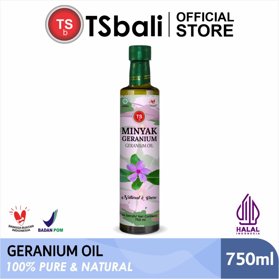 TSb Geranium Essential Oil Diffuser Humidifier | Minyak Esensial | Air Purifier Aromatherapy Oil EO 750ml